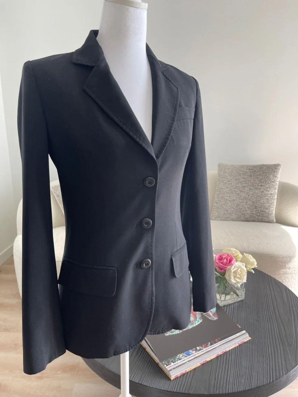 Dior Black Suit Jacket sz 38 $2750